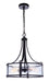 Craftmade - 55395-FB - Five Light Pendant - Elliot - Flat Black