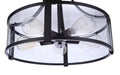 Craftmade - 55395-FB - Five Light Pendant - Elliot - Flat Black