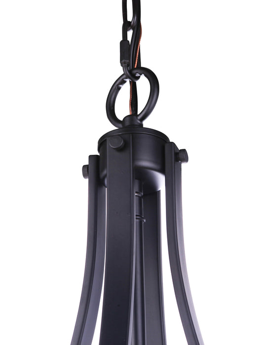 Craftmade - 55395-FB - Five Light Pendant - Elliot - Flat Black
