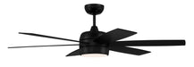 Craftmade - TRV52FB6-NWF - 52"Ceiling Fan - Trevor - Flat Black