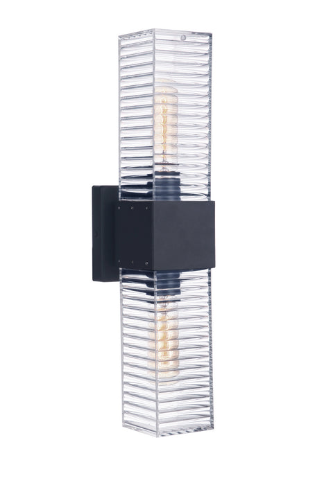 Craftmade - ZA4500-MN - Two Light Outdoor Wall Mount - Ridge - Midnight