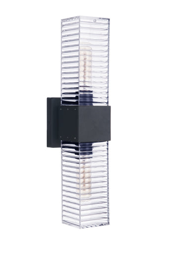 Ridge Two Light Outdoor Wall Mount Midnight