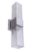 Craftmade - ZA4500-SA - Two Light Outdoor Wall Mount - Ridge - Satin Aluminum