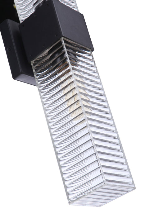 Craftmade - ZA4510-MN - Two Light Outdoor Wall Mount - Ridge - Midnight