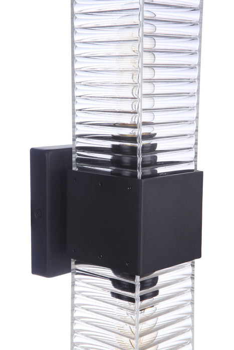 Craftmade - ZA4510-MN - Two Light Outdoor Wall Mount - Ridge - Midnight