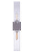 Craftmade - ZA4510-SA - Two Light Outdoor Wall Mount - Ridge - Satin Aluminum