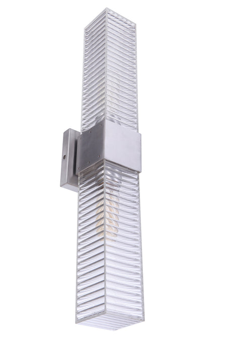 Craftmade - ZA4510-SA - Two Light Outdoor Wall Mount - Ridge - Satin Aluminum
