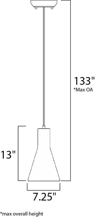 Crete LED Pendant-Mini Pendants-Maxim-Lighting Design Store