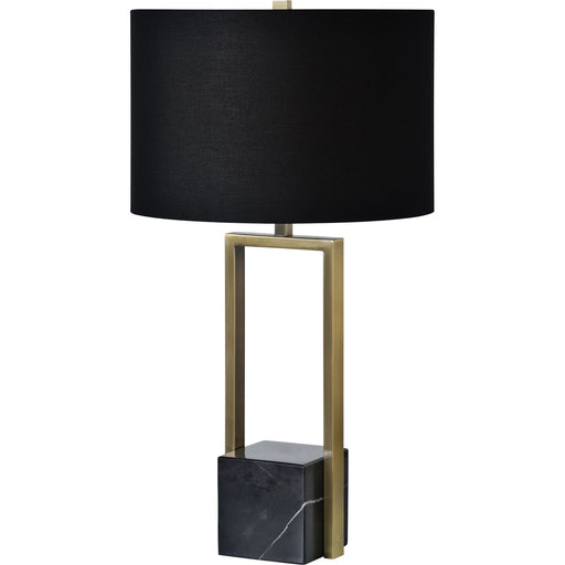 Arla One Light Table Lamp Antique Brass