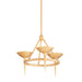 Troy Lighting - F2603-VGL - Three Light Chandelier - Cecilia - Vintage Gold Leaf