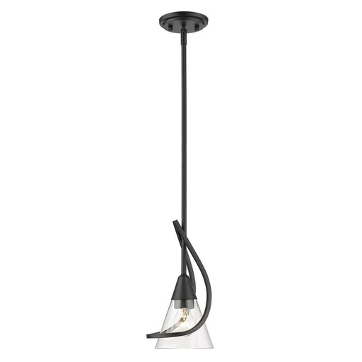 Olympia One Light Mini Pendant Matte Black