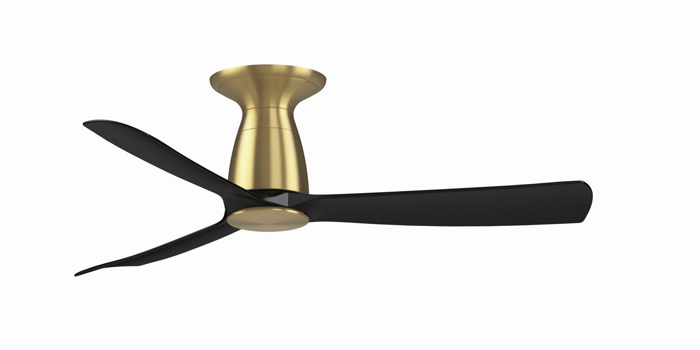 Fanimation - FPD8547BSBL - 44 Inches Ceiling Fan - Kute 44 - Brushed Satin Brass