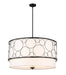 Z-Lite - 197-32MB - Five Light Chandelier - Kendall - Matte Black