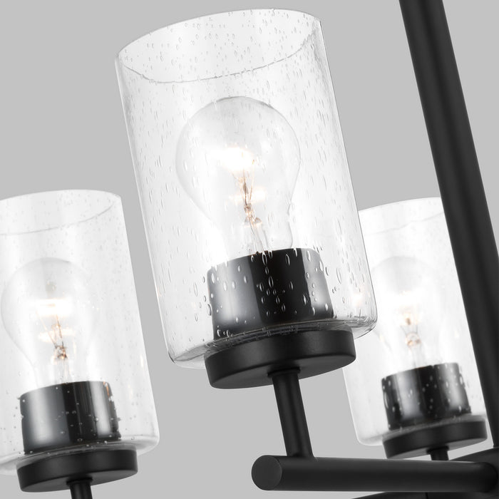 Generation Lighting - 31171-112 - Five Light Chandelier - Oslo - Midnight Black