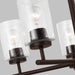 Generation Lighting - 31171-710 - Five Light Chandelier - Oslo - Bronze