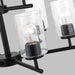 Generation Lighting - 31172-112 - Nine Light Chandelier - Oslo - Midnight Black