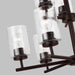 Generation Lighting - 31172-710 - Nine Light Chandelier - Oslo - Bronze