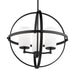 Generation Lighting - 3124603EN3-112 - Three Light Chandelier - Alturas - Midnight Black