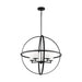 Generation Lighting - 3124605EN3-112 - Five Light Chandelier - Alturas - Midnight Black
