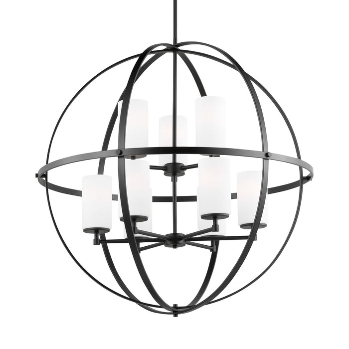 Generation Lighting - 3124609EN3-112 - Nine Light Chandelier - Alturas - Midnight Black