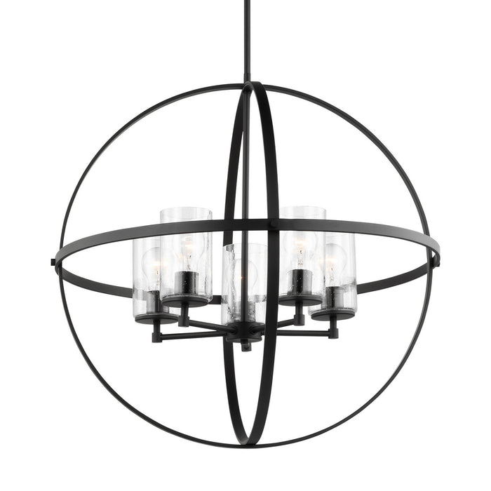 Generation Lighting - 3124675-112 - Five Light Chandelier - Alturas - Midnight Black