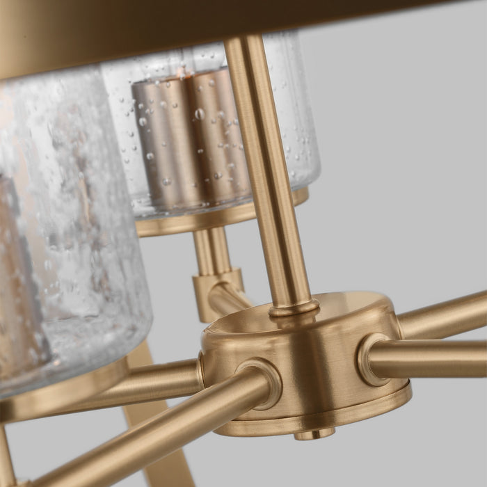 Generation Lighting - 3124675-848 - Five Light Chandelier - Alturas - Satin Brass