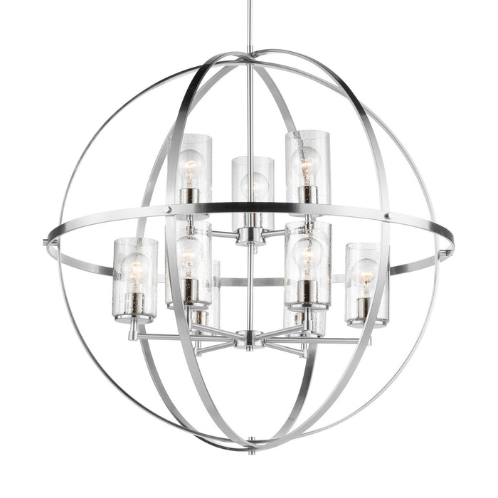 Generation Lighting - 3124679-962 - Nine Light Chandelier - Alturas - Brushed Nickel