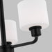 Generation Lighting - 3128803-112 - Three Light Chandelier - Canfield - Midnight Black
