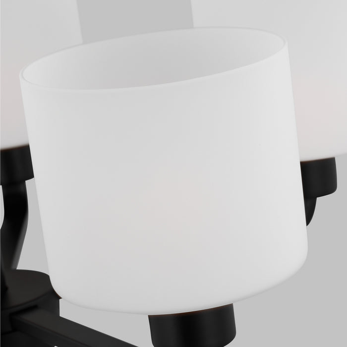 Generation Lighting - 3128805-112 - Five Light Chandelier - Canfield - Midnight Black