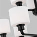 Generation Lighting - 3128809EN3-112 - Nine Light Chandelier - Canfield - Midnight Black