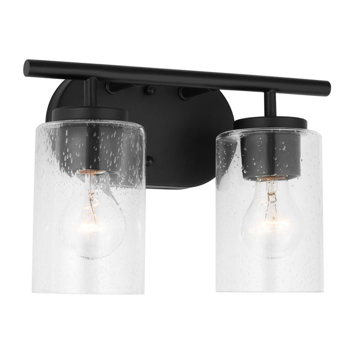 Generation Lighting - 41171-112 - Two Light Wall / Bath - Oslo - Midnight Black