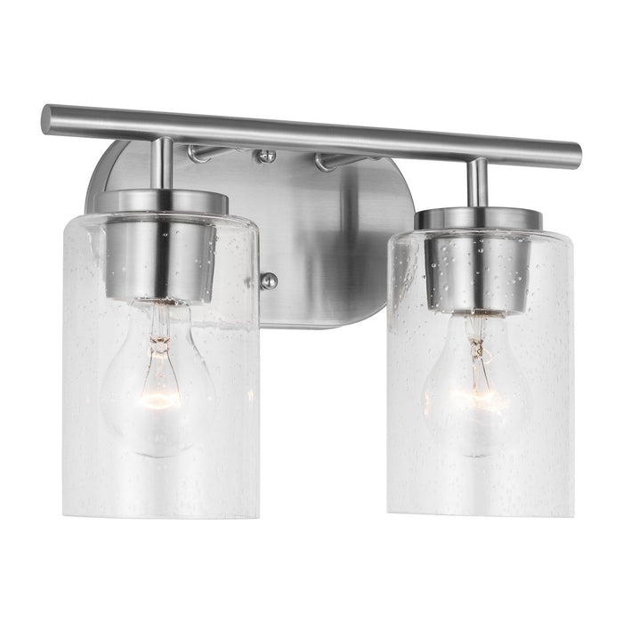 Generation Lighting - 41171-962 - Two Light Wall / Bath - Oslo - Brushed Nickel