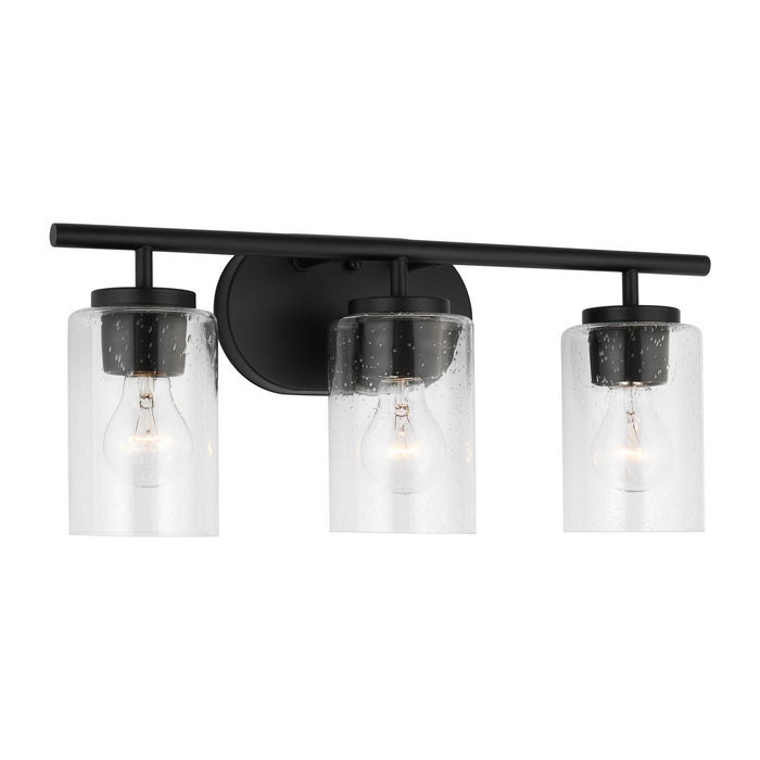 Generation Lighting - 41172-112 - Three Light Wall / Bath - Oslo - Midnight Black