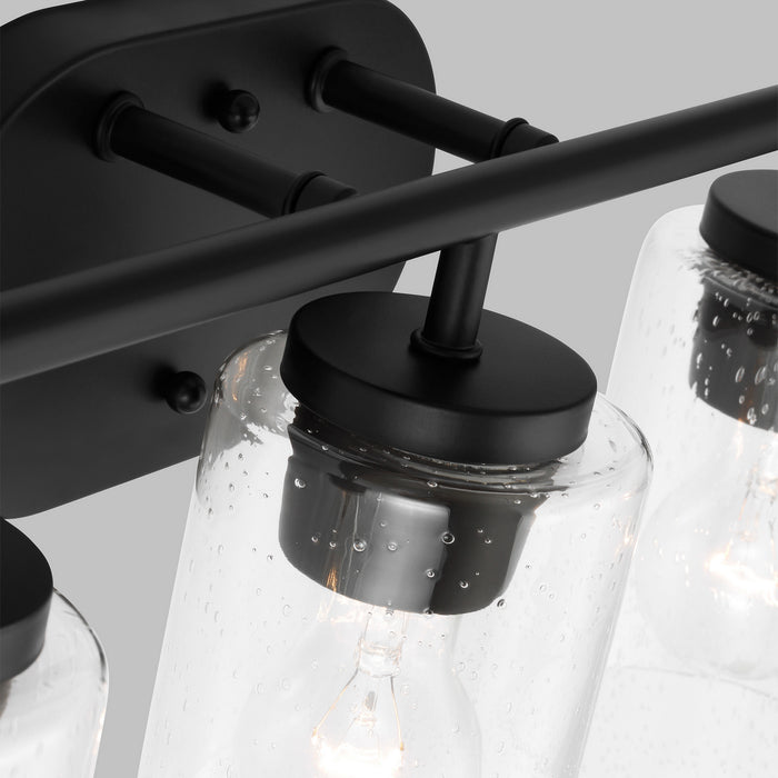 Generation Lighting - 41172-112 - Three Light Wall / Bath - Oslo - Midnight Black