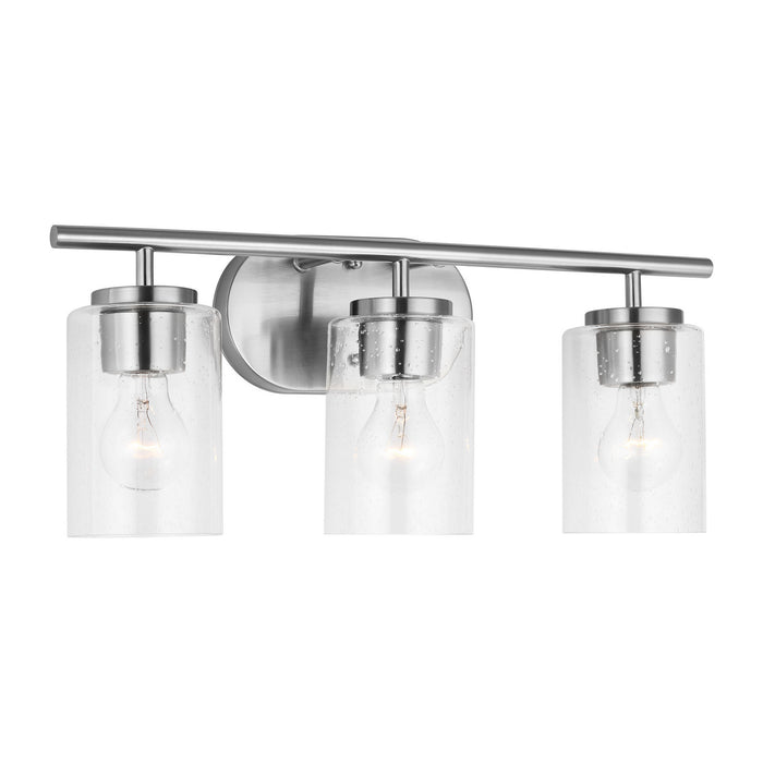Generation Lighting - 41172-962 - Three Light Wall / Bath - Oslo - Brushed Nickel