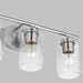 Generation Lighting - 41172-962 - Three Light Wall / Bath - Oslo - Brushed Nickel