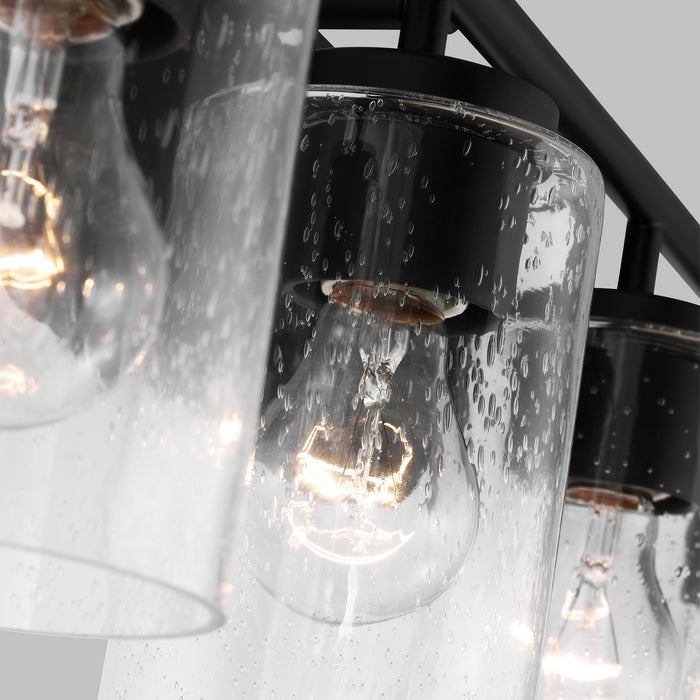 Generation Lighting - 41173-112 - Four Light Wall / Bath - Oslo - Midnight Black