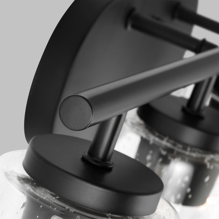 Generation Lighting - 41173-112 - Four Light Wall / Bath - Oslo - Midnight Black