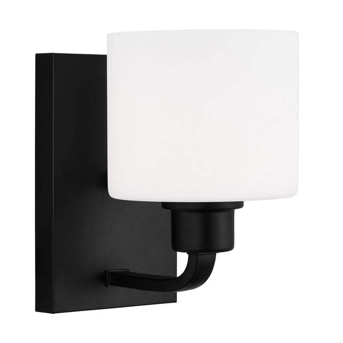 Generation Lighting - 4128801-112 - One Light Wall / Bath Sconce - Canfield - Midnight Black