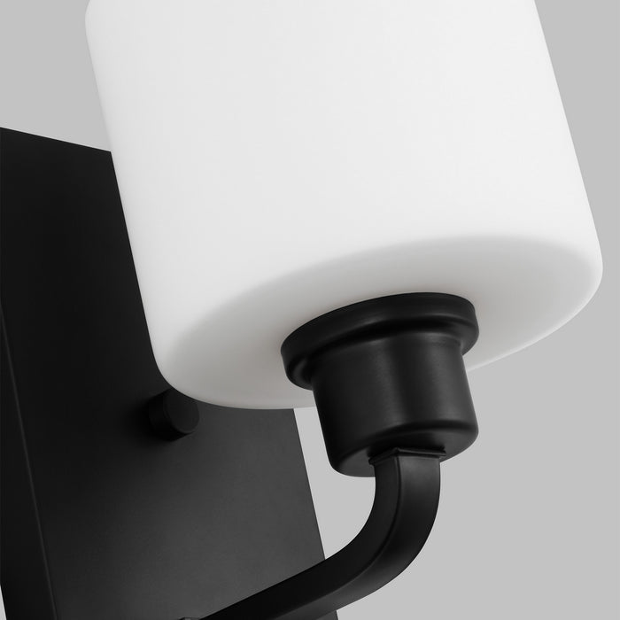 Generation Lighting - 4128801EN3-112 - One Light Wall / Bath Sconce - Canfield - Midnight Black
