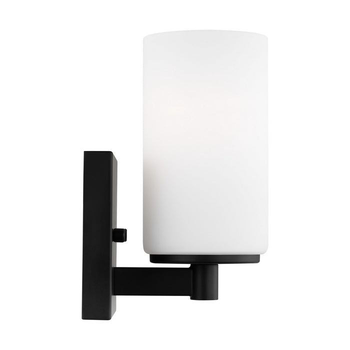 Generation Lighting - 4139101EN3-112 - One Light Wall / Bath Sconce - Hettinger - Midnight Black