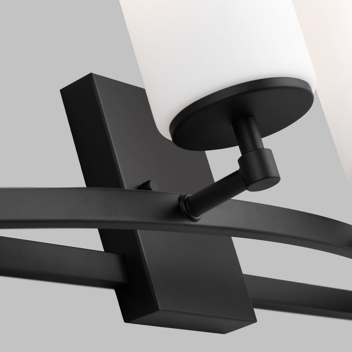 Generation Lighting - 4424604-112 - Four Light Wall / Bath - Alturas - Midnight Black