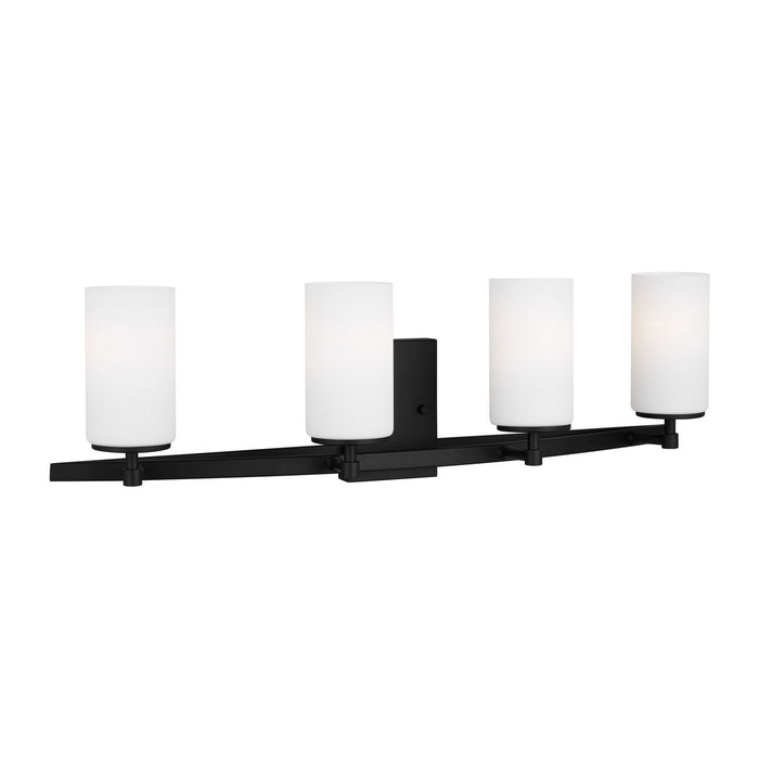 Generation Lighting - 4424604-112 - Four Light Wall / Bath - Alturas - Midnight Black