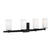 Generation Lighting - 4424604EN3-112 - Four Light Wall / Bath - Alturas - Midnight Black