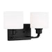 Generation Lighting - 4428802EN3-112 - Two Light Wall / Bath - Canfield - Midnight Black
