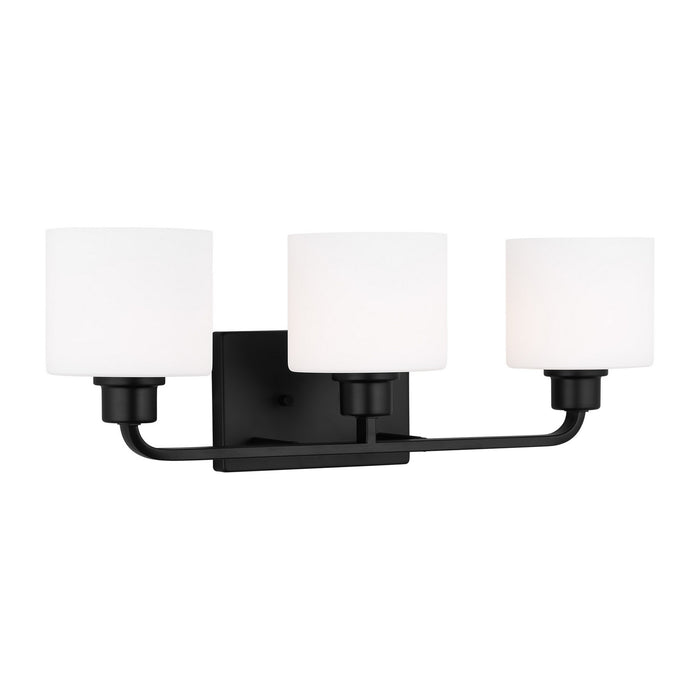 Generation Lighting - 4428803EN3-112 - Three Light Wall / Bath - Canfield - Midnight Black