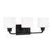 Generation Lighting - 4428803EN3-112 - Three Light Wall / Bath - Canfield - Midnight Black