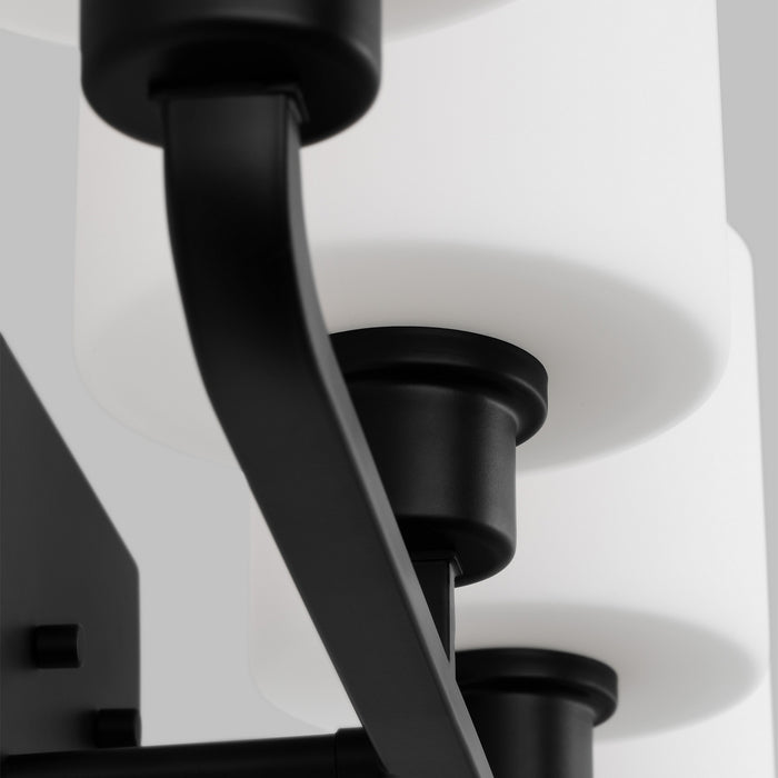 Generation Lighting - 4428804-112 - Four Light Wall / Bath - Canfield - Midnight Black