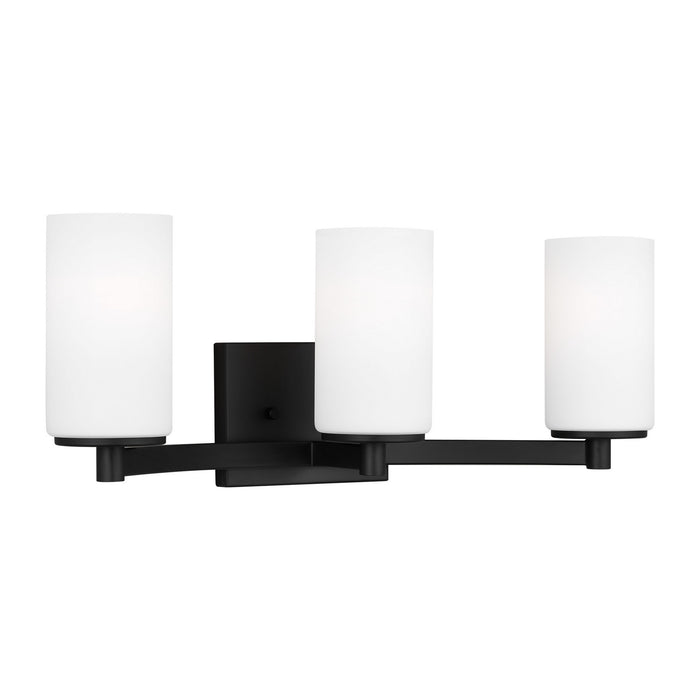 Generation Lighting - 4439103-112 - Three Light Wall / Bath - Hettinger - Midnight Black