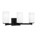 Generation Lighting - 4439103-112 - Three Light Wall / Bath - Hettinger - Midnight Black